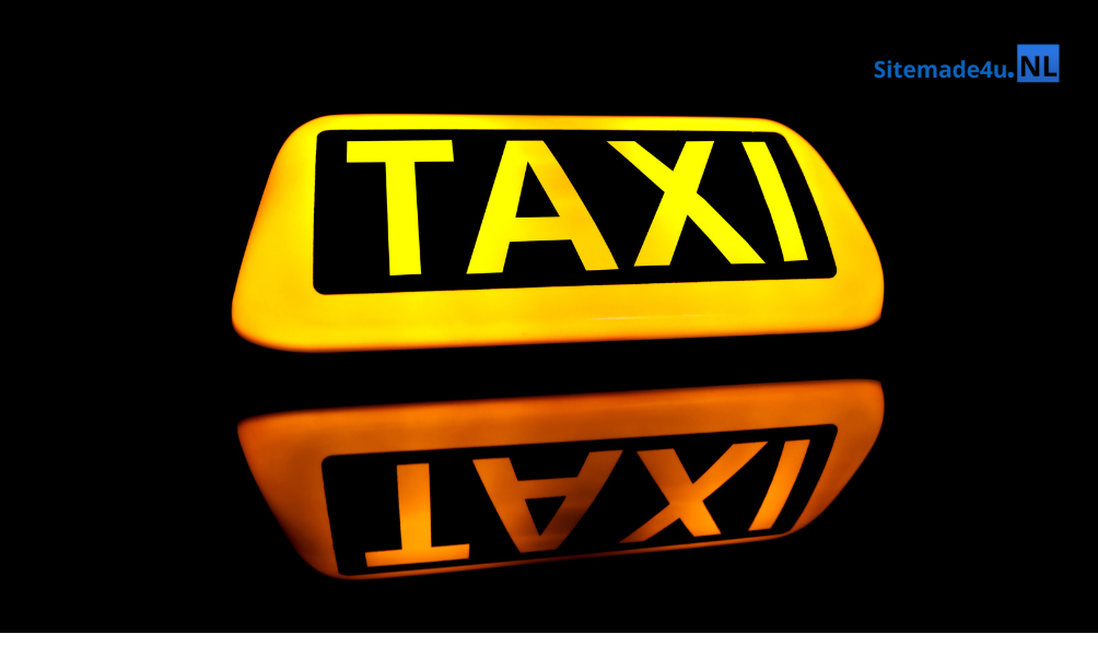 Taxi website met boekingssysteem – taxi daklamp in Amsterdam voor lokale ritten en reserveringen