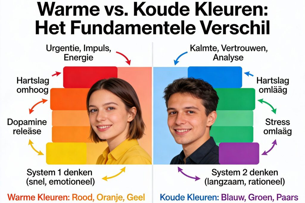 Kleurpsychologie en WCAG compliance vergelijking van warme en koude kleuren voor besluitvorming lokaal