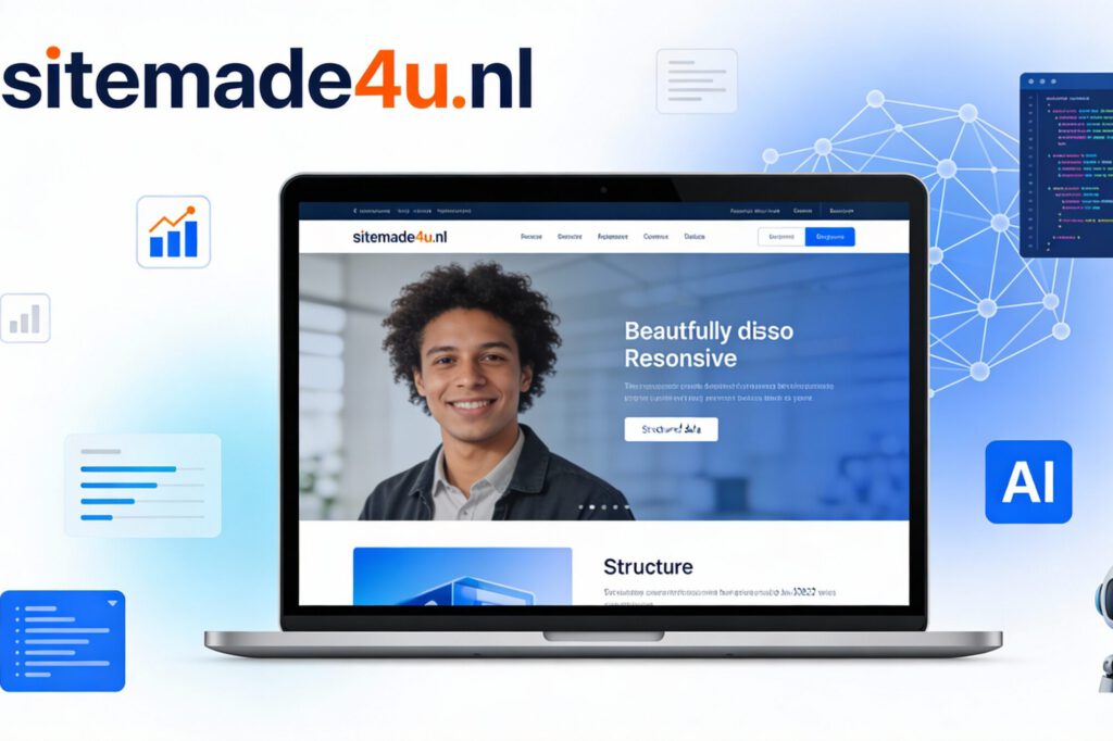 Diensten Sitemade4U AI-first website met SEO en structured data in jouw regio