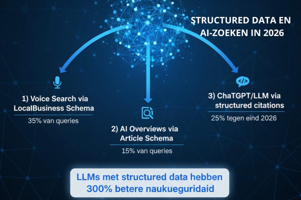 Structured data ai-first strategie voor voice search en AI Overviews in jouw regio
