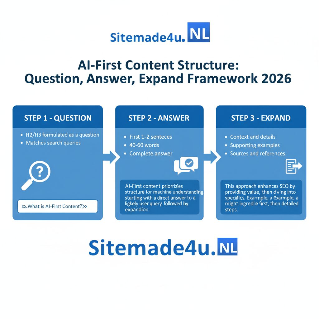 Website content schrijven voor AI overviews met AI Overviews optimalisatie checklist 2026