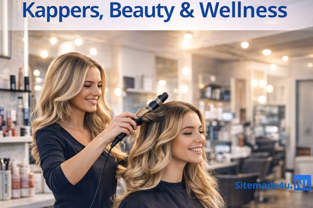 Website laten maken per branche voor kapsalon en beautybedrijf in Nederland